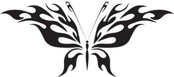Tribal Butterfly 14